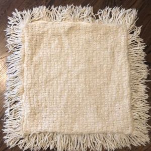 Pottery barn Cream tweed pillow case